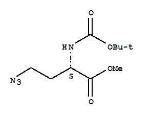 (2S)-N-Boc-2-氨基-4-叠氮基-丁酸甲酯结构式_359781-97-8结构式