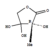 (3r)-(9ci)-二氢-3,4,4-三羟基-3-甲基-2(3H)-呋喃酮结构式_359875-18-6结构式
