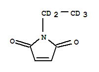N-乙基马来酰亚胺-D5结构式_360768-37-2结构式