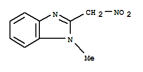 (9ci)-1-甲基-2-(硝基甲基)-1H-苯并咪唑结构式_36097-98-0结构式