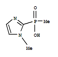 (9ci)-甲基(1-甲基-1H-咪唑-2-基)-次膦酸结构式_361533-32-6结构式
