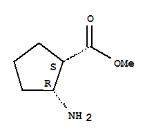 (1s,2r)-(9ci)-2-氨基-环戊烷羧酸甲酯结构式_362485-20-9结构式