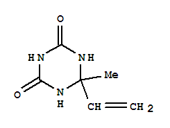 (9ci)-6-乙烯二氢-6-甲基-1,3,5-三嗪-2,4(1h,3h)-二酮结构式_362514-65-6结构式