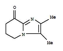 (9ci)-6,7-二氢-2,3-二甲基-咪唑并[1,2-a]吡啶-8(5h)-酮结构式_362525-73-3结构式