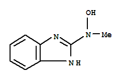 (9ci)-n-羟基-n-甲基-1H-苯并咪唑-2-胺结构式_362599-89-1结构式