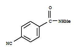 (9ci)-4-氰基-n-甲基-苯甲酰胺结构式_36268-62-9结构式
