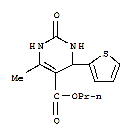 (9Ci)-1,2,3,4-四氢-6-甲基-2-氧代-4-(2-噻吩)-5-嘧啶羧酸丙酯结构式_364620-13-3结构式