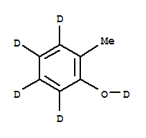 邻甲酚-D5结构式_3647-00-5结构式