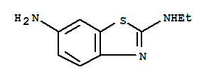 (9Ci)-N2-乙基-2,6-苯并噻唑二胺结构式_365250-63-1结构式