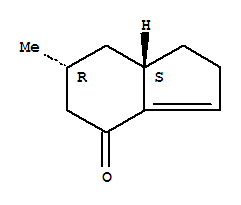 (6R,7As)-(9Ci)-1,2,5,6,7,7A-六氢-6-甲基-4H-茚-4-酮结构式_365252-36-4结构式