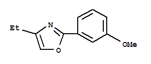 (9Ci)-4-乙基-2-(3-甲氧基苯基)-噁唑结构式_365427-22-1结构式
