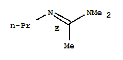 (1E)-(9Ci)-N,N-二甲基-N-丙基-盐酸乙脒结构式_365450-85-7结构式