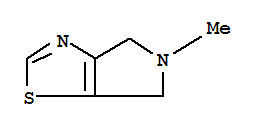 (9ci)-5,6-二氢-5-甲基-4H-吡咯并[3,4-d]噻唑结构式_365996-66-3结构式