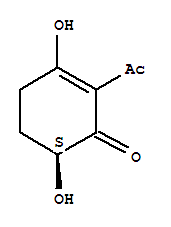 2-Cyclohexen-1-one,2-acetyl-3,6-dihydroxy-,(6s)-(9ci)Structure,366024-15-9Structure 2-Cyclohexen-1-one,2-acetyl-3,6-dihydroxy-,(6s)-(9ci) Structure,366024-15-9Structure