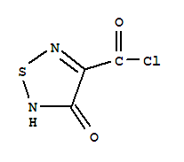 (9ci)-4,5-二氢-4-氧代-1,2,5-噻二唑-3-羰酰氯结构式_36624-57-4结构式
