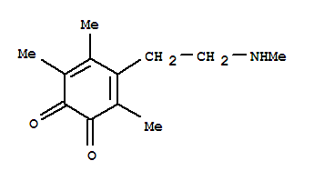 (9ci)-3,4,6-三甲基-5-[2-(甲基氨基)乙基]-3,5-环己二烯-1,2-二酮结构式_366450-53-5结构式