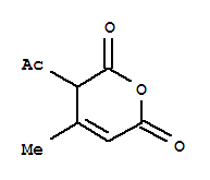 (9CI)-3-乙酰基-4-甲基-2H-吡喃-2,6(3H)-二酮结构式_368876-43-1结构式