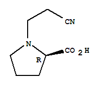 (9ci)-1-(2-氰基乙基)-D-脯氨酸结构式_36901-88-9结构式