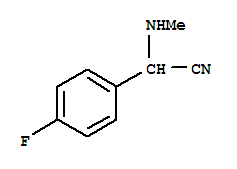 Benzeneacetonitrile,4-fluoro-alpha-(methylamino)-(9ci)Structure,370554-92-0Structure Benzeneacetonitrile,4-fluoro-alpha-(methylamino)-(9ci) Structure,370554-92-0Structure
