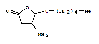 (9ci)-4-氨基二氢-5-(戊基氧基)-2(3H)-呋喃酮结构式_370875-27-7结构式
