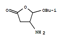(9ci)-4-氨基二氢-5-(2-甲基丙氧基)-2(3H)-呋喃酮结构式_370875-30-2结构式