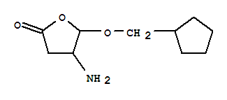 (9ci)-4-氨基-5-(环戊基甲氧基)二氢-2(3H)-呋喃酮结构式_370875-33-5结构式 (9ci)-4-氨基-5-(环戊基甲氧基)二氢-2(3H)-呋喃酮结构式_370875-33-5结构式