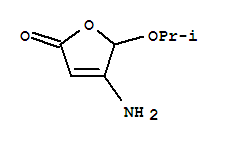 (9ci)-4-氨基-5-(1-甲基乙氧基)-2(5H)-呋喃酮结构式_370876-76-9结构式