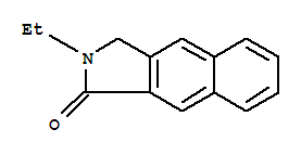 (9ci)-2-乙基-2,3-二氢-1H-苯[f]异吲哚-1-酮结构式_371165-99-0结构式