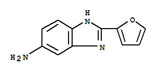 (9ci)-2-(2-呋喃)-1H-苯并咪唑-5-胺结构式_37128-74-8结构式