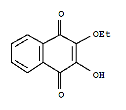 2-乙氧基-3-羟基-1,4-萘醌结构式_372087-87-1结构式