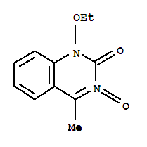(9Ci)-1-乙氧基-4-甲基-2(1H)-喹唑啉酮,3-氧化物结构式_372088-42-1结构式