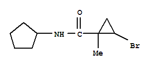 Cyclopropanecarboxamide,2-bromo-n-cyclopentyl-1-methyl-(9ci)Structure,372089-85-5Structure Cyclopropanecarboxamide,2-bromo-n-cyclopentyl-1-methyl-(9ci) Structure,372089-85-5Structure