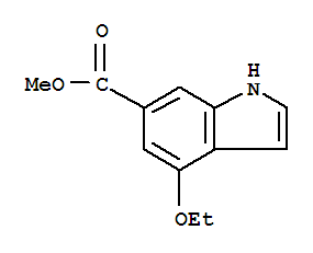 4-乙氧基-1H-吲哚-6-羧酸甲酯结构式_372099-86-0结构式