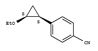 Rel-(9Ci)-4-[(1R,2R)-2-乙氧基环丙基]-苯甲腈结构式_374081-52-4结构式