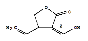 (3Z)-(9Ci)-4-乙烯二氢-3-(羟基亚甲基)-2(3H)-呋喃酮结构式_374561-89-4结构式