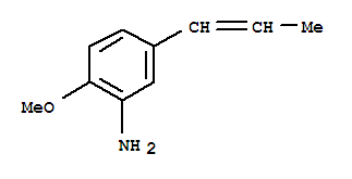 (9ci)-2-甲氧基-5-(1-丙烯基)-苯胺结构式_374565-62-5结构式