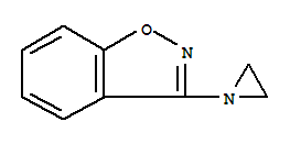 (9ci)-3-(1-氮丙啶)-1,2-苯异噁唑结构式_37461-91-9结构式