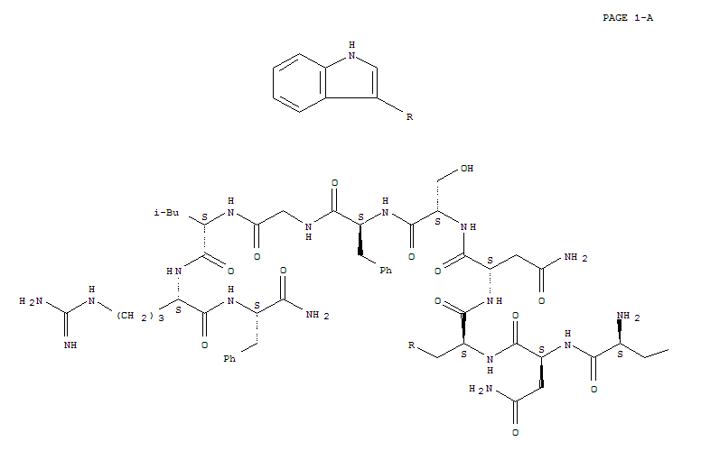 TYR-ASN-TRP-ASN-SER-PHE-GLY-LEU-ARG-PHE-NH2结构式_374675-21-5结构式