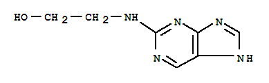 (9Ci)-2-(1H-嘌呤-2-基氨基)-乙醇结构式_374703-72-7结构式