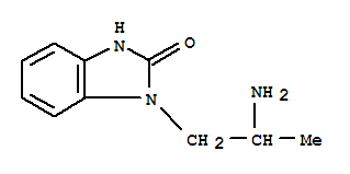 (9Ci)-1-(2-氨基丙基)-1,3-二氢-2H-苯并咪唑-2-酮结构式_374730-70-8结构式