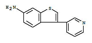 (9Ci)-3-(3-吡啶)-苯并[B]噻吩-6-胺结构式_374754-24-2结构式