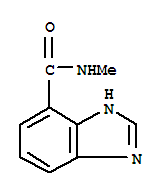 (9ci)-n-甲基-1H-苯并咪唑-4-羧酰胺结构式_374775-33-4结构式