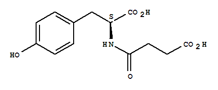 N-丁二酰-L-酪氨酸结构式_374816-32-7结构式