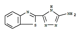 (9ci)-5-(2-苯并噻唑)-1H-1,2,4-噻唑-3-胺结构式_37547-62-9结构式