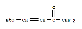 4-乙氧基-1,1-二氟-3-丁烯-2-酮结构式_375856-23-8结构式