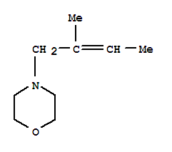 (9ci)-4-(2-甲基-2-丁烯)-吗啉结构式_37857-39-9结构式