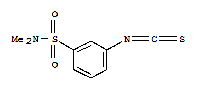(9ci)-3-异硫代氰酰基-N,N-二甲基-苯磺酰胺结构式_379255-08-0结构式