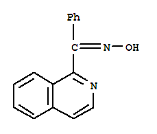 1-异喹啉苯基甲酮肟结构式_379701-28-7结构式