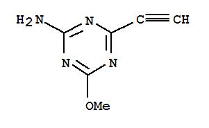 (9ci)-4-乙炔-6-甲氧基-1,3,5-噻嗪-2-胺结构式_37972-27-3结构式