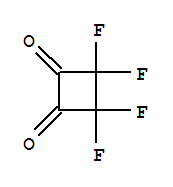 (9ci)-3,3,4,4-四氟-1,2-环丁烷二酮结构式_37972-80-8结构式
